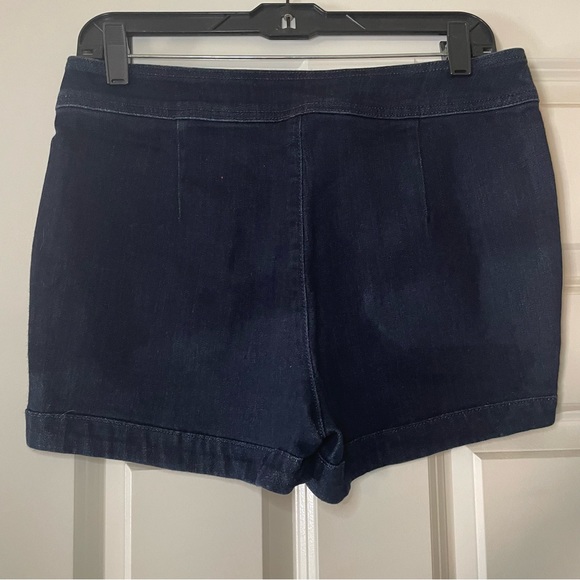 Express NWOT Denim Sailor Shorts - Picture 12 of 14